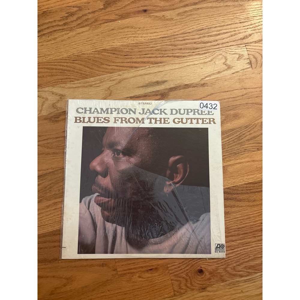 Champion Jack Dupree Blues From The Gutter LP 12" Black Good SD 8255 Stereo
